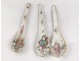 3 teaspoons Chinese porcelain wax seal Jian Ding Shanghai 20th