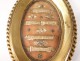 Oval Reliquary Saints Gregory Bruno François de Paule Thérèse Nineteenth