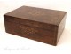 Rosewood box, decoration of a balancing act, Napoleon III nineteenth