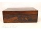 Rosewood box, decoration of a balancing act, Napoleon III nineteenth