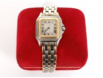 Panther Cartier women&#39;s watch 3 rows 18K steel watch twentieth century