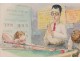 Billiards Soup humorous watercolor nap twentieth