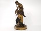 Sculpture bronze marble Siena Charles Lévy woman Charmeuse panthers nineteenth