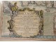 Watercolor card Province Duché Haute Basse Bretagne JB Nolin 1695 XVII