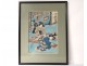 Japanese print Ukiyo-e Kunisada Utagawa Toyoshi III nineteenth samourai Oiran