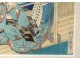 Japanese print Ukiyo-e Kunisada Utagawa Toyoshi III nineteenth samourai Oiran