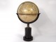 Globe earth globe Charles Dien Paris circle meridian wood XIX