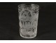 Commemorative crystal glass commemorative Paris monuments Notre-Dame Eiffel Tower twentieth