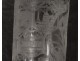 Commemorative crystal glass commemorative Paris monuments Notre-Dame Eiffel Tower twentieth