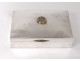 Box cigar box cigarettes sterling silver foreign profile antique twentieth