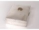 Box cigar box cigarettes sterling silver foreign profile antique twentieth