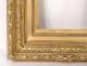 Stuccoed wood frame foliage Napoleon III antique frame nineteenth century