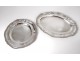 2 courses sterling silver service Minerva goldsmith Boin-Taburet Paris 2229gr 19th