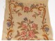 Tapestry small dots trim armchair seat bouquet pink flowers twentieth