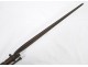 Large bayonet rifle infantry Manufacture Royale Mutzig 1842 XIXth century