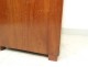 Empire mahogany bedside table all sides marble gray balusters bronze gilt nineteenth