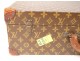 Old suitcase Louis Vuitton Bisten 60cm leather canvas monogram twentieth century