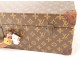 Old suitcase Louis Vuitton Bisten 60cm leather canvas monogram twentieth century