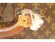 Old suitcase Louis Vuitton Bisten 60cm leather canvas monogram twentieth century