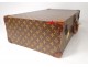 Old suitcase Louis Vuitton Bisten 60cm leather canvas monogram twentieth century