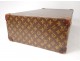 Old suitcase Louis Vuitton Bisten 60cm leather canvas monogram twentieth century