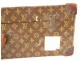 Old suitcase Louis Vuitton Bisten 60cm leather canvas monogram twentieth century