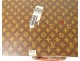 Old suitcase Louis Vuitton Bisten 60cm leather canvas monogram twentieth century