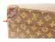 Old suitcase Louis Vuitton Bisten 60cm leather canvas monogram twentieth century