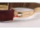 Cartier Solo Tank Ladies Watch 18K Gold Leather Bracelet Watch Twentieth Century