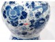 Grape vase faience Delft white-blue birds flowers foliage eighteenth century