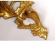 Small console wall wood carved gilt Italy foliage twentieth