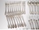 Housewife 71pc cutlery entremets sterling silver Minerve Linzeler 5396kg nineteenth