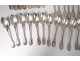 Housewife 71pc cutlery entremets sterling silver Minerve Linzeler 5396kg nineteenth