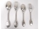 Housewife 71pc cutlery entremets sterling silver Minerve Linzeler 5396kg nineteenth