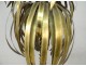 Maison Jansen palm tree lamp 1970 golden brass design twentieth century