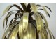 Maison Jansen palm tree lamp 1970 golden brass design twentieth century