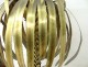 Maison Jansen palm tree lamp 1970 golden brass design twentieth century