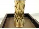 Maison Jansen palm tree lamp 1970 golden brass design twentieth century