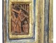 Triptych lime carved scenes Passion Christ crucifixion Germany XVII