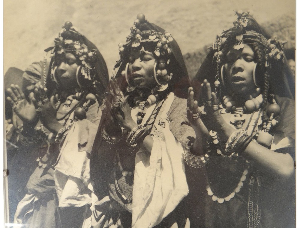 4 photographs Jean Besancenot Africa Morocco costumes children twentieth
