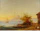 HST orientalist painting Bachmann Constantinople Hagia Sophia Bosphorus 19th