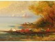 HST orientalist painting Bachmann Constantinople Hagia Sophia Bosphorus 19th