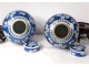 Pair pots ginger Chinese porcelain prunus Kangxi Yongzheng eighteenth