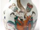 Large porcelain vase Chinese porcelain mandarin characters China XVIII