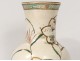 Porcelain vase japanese birds swallows bamboo landscape waterfall nineteenth