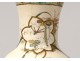 Porcelain vase japanese birds swallows bamboo landscape waterfall nineteenth