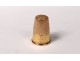 Thimble solid gold 18 carat head eagle 5.56gr gold thimble nineteenth century