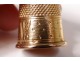 Thimble solid gold 18 carat head eagle 5.56gr gold thimble nineteenth century