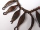 African bronze necklace beads metal palmettes Africa XIXth collection