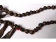 African bronze necklace beads metal palmettes Africa XIXth collection